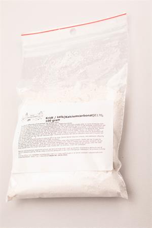 Kridt / kalk, (Kalciumcarbonat), 100 gram